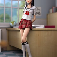 School Girl Textures Daz 3d