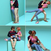 Honeymoon Poses For Genesis 3 Female And Male Daz 3d 2785