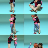 Honeymoon Poses For Genesis 3 Female And Male Daz 3d 8705