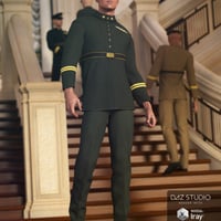 Military Dress Uniform For Genesis 3 Males And Genesis 2 Males Daz 3d