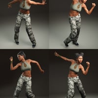Capsces Hip Hop Poses And Expressions For Genesis 3 Females Daz 3d 