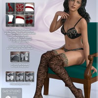 Thigh Highs Stockings And Socks For Genesis 3 And 8 Females Daz 3d 