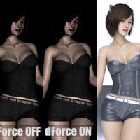 Hs Dforce Breast For Genesis 2 Through Genesis 8 Female Daz 3d