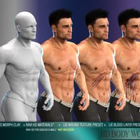 Body Wounds HD Morphs for Genesis 8 Male(s) | Daz 3D