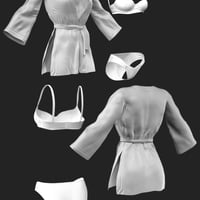 Dforce X Fashion Kimono Lingerie Set For Genesis 8 Females Daz 3d